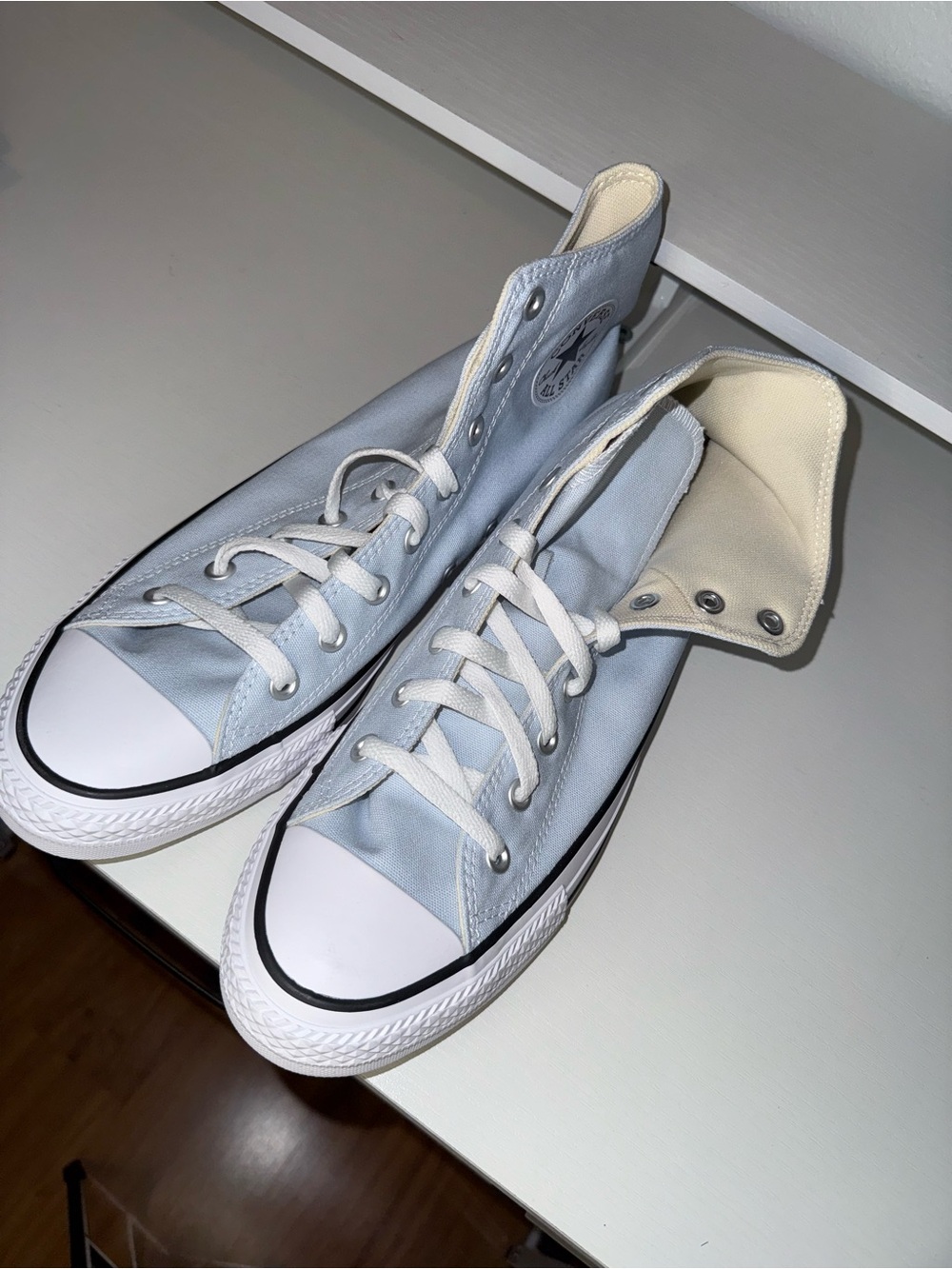 Converse Light Blue High Top Canvas Sneakers - Size 11M, 13W - BRAND NEW - Picture 14 of 16